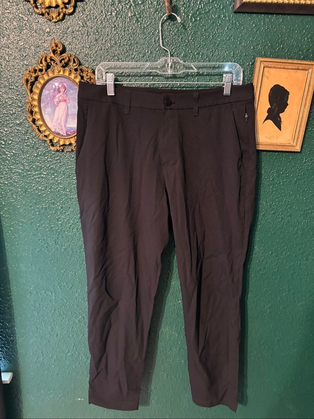 Lululemon Chino Performance Pants Sz 33 Black